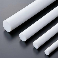 Фторопластовый стержень белый Ф-4 100х100 мм ТУ 6-05-810-88