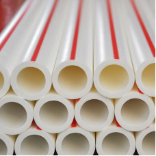 Полипропиленовая труба напорная круглая белая для отопления S 2 (SDR 5) PP-B 125х25,1 мм ГОСТ/ТУ