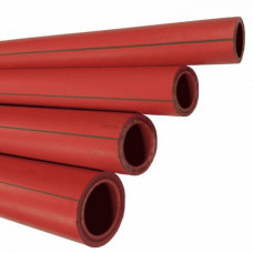 Полипропиленовая труба круглая красная для канализации S 16 ПП-Г 63х2 мм ГОСТ/ТУ